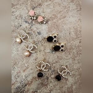 4 Pairs Of Earrings